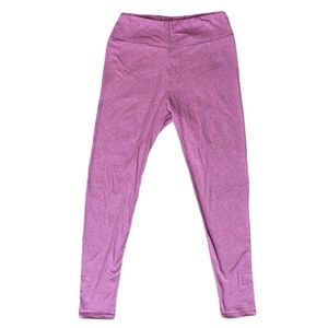 LuLaRoe Lilac Purple Heather/Pinkish-Purple Heathered OS Leggings